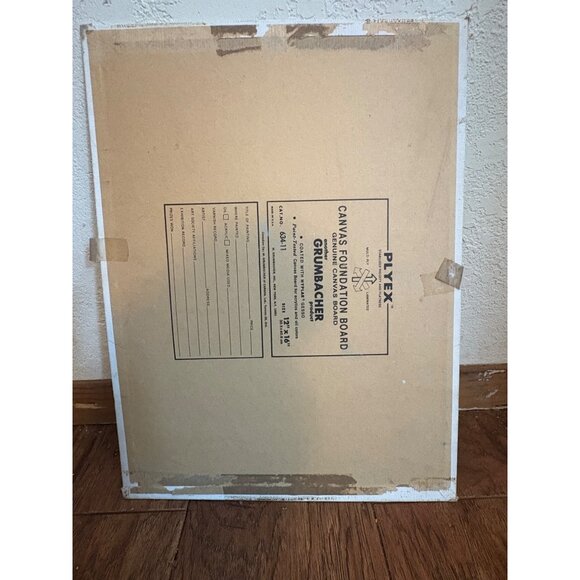 Vintage portrait of Inuit Child Oil Painting Canvas Art blue red 16x12" READ - Picture 9 of 9